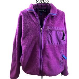 Woman’s Patagonia SZ 10 Purple Fleece Zip Up